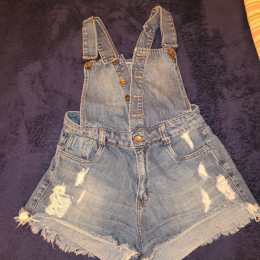 Short jumpsuit jeans